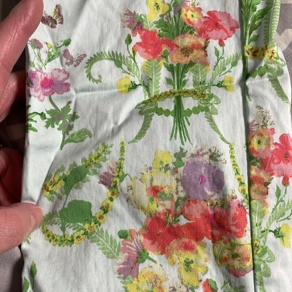 Baker by Ted Baker size 14 mint green with florals straight leg kids’ pa… - Picture 2 of 8